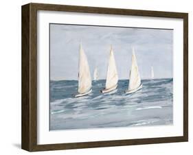 Sailing Calm Waters  II-Julie DeRice-Framed Art Print