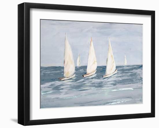 Sailing Calm Waters  II-Julie DeRice-Framed Art Print