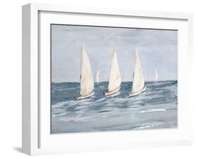 Sailing Calm Waters  II-Julie DeRice-Framed Art Print
