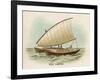 Sailing Catamaran Canoe Used in Fiji-null-Framed Art Print