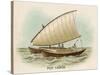 Sailing Catamaran Canoe Used in Fiji-null-Stretched Canvas