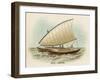 Sailing Catamaran Canoe Used in Fiji-null-Framed Art Print