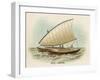 Sailing Catamaran Canoe Used in Fiji-null-Framed Art Print