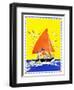 Sailing - Child Life-Janet Laura Scott-Framed Giclee Print