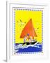 Sailing - Child Life-Janet Laura Scott-Framed Giclee Print