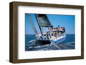 Sailing Cruis-null-Framed Art Print
