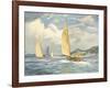 Sailing Dinghies on the Clyde-Frank Sherwin-Framed Giclee Print