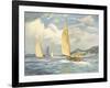 Sailing Dinghies on the Clyde-Frank Sherwin-Framed Giclee Print