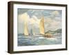 Sailing Dinghies on the Clyde-Frank Sherwin-Framed Giclee Print