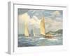 Sailing Dinghies on the Clyde-Frank Sherwin-Framed Giclee Print