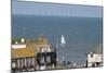 Sailing Dinghy Passes Broadstairs-Charles Bowman-Mounted Photographic Print