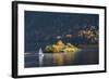 Sailing Dinghy Passes Norfolk Island-James Emmerson-Framed Photographic Print