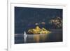 Sailing Dinghy Passes Norfolk Island-James Emmerson-Framed Photographic Print
