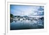 Sailing Harbour of Apia at Sunset, Upolu, Samoa, South Pacific, Pacific-Michael Runkel-Framed Photographic Print