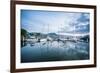 Sailing Harbour of Apia at Sunset, Upolu, Samoa, South Pacific, Pacific-Michael Runkel-Framed Photographic Print