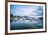 Sailing Harbour of Apia at Sunset, Upolu, Samoa, South Pacific, Pacific-Michael Runkel-Framed Photographic Print