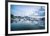 Sailing Harbour of Apia at Sunset, Upolu, Samoa, South Pacific, Pacific-Michael Runkel-Framed Photographic Print