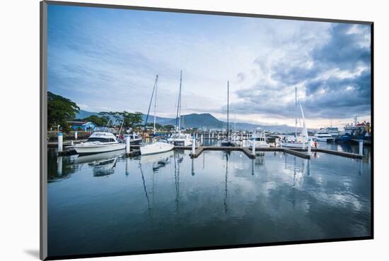 Sailing Harbour of Apia at Sunset, Upolu, Samoa, South Pacific, Pacific-Michael Runkel-Mounted Photographic Print