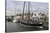 Sailing Herring Drifter Moored in Harbour, Anstruther, Fife Coast, Scotland, United Kingdom-Nick Servian-Stretched Canvas