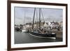 Sailing Herring Drifter Moored in Harbour, Anstruther, Fife Coast, Scotland, United Kingdom-Nick Servian-Framed Photographic Print