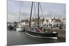 Sailing Herring Drifter Moored in Harbour, Anstruther, Fife Coast, Scotland, United Kingdom-Nick Servian-Mounted Photographic Print