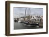 Sailing Herring Drifter Moored in Harbour, Anstruther, Fife Coast, Scotland, United Kingdom-Nick Servian-Framed Photographic Print