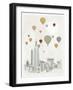 Sailing High - City-Archie Stone-Framed Giclee Print
