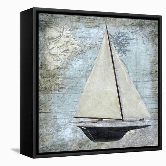 Sailing I-Karen Williams-Framed Stretched Canvas