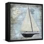 Sailing I-Karen Williams-Framed Stretched Canvas