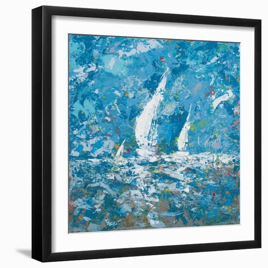 Sailing II-Kingsley-Framed Art Print