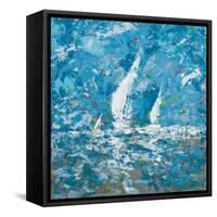 Sailing II-Kingsley-Framed Stretched Canvas