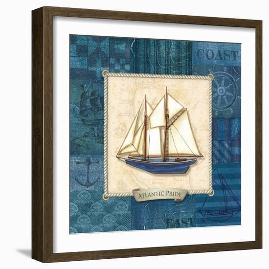 Sailing II-Charlene Audrey-Framed Art Print