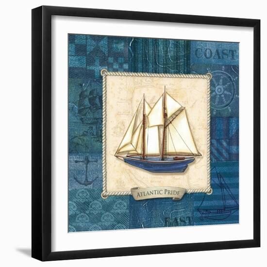 Sailing II-Charlene Audrey-Framed Art Print