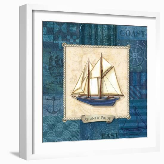 Sailing II-Charlene Audrey-Framed Art Print