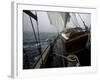 Sailing in Stormy Weather, Ticondergoa Race-Michael Brown-Framed Photographic Print