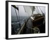 Sailing in Stormy Weather, Ticondergoa Race-Michael Brown-Framed Photographic Print