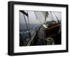 Sailing in Stormy Weather, Ticondergoa Race-Michael Brown-Framed Photographic Print