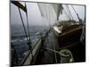 Sailing in Stormy Weather, Ticondergoa Race-Michael Brown-Mounted Photographic Print