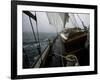 Sailing in Stormy Weather, Ticondergoa Race-Michael Brown-Framed Photographic Print