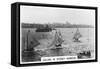 Sailing in Sydney Harbour, Australia, 1928-null-Framed Stretched Canvas