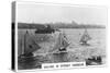 Sailing in Sydney Harbour, Australia, 1928-null-Stretched Canvas