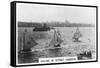 Sailing in Sydney Harbour, Australia, 1928-null-Framed Stretched Canvas