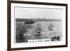 Sailing in Sydney Harbour, Australia, 1928-null-Framed Giclee Print