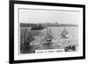 Sailing in Sydney Harbour, Australia, 1928-null-Framed Giclee Print