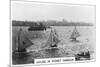 Sailing in Sydney Harbour, Australia, 1928-null-Mounted Giclee Print