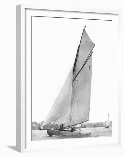 Sailing in Sydney Harbour-null-Framed Giclee Print