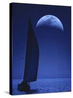 Sailing in the Moonlight-null-Stretched Canvas