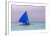 Sailing in the Ocean, Boracay Island, Aklan Province, Philippines-Keren Su-Framed Photographic Print