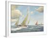 Sailing in the Solent-Frank Sherwin-Framed Giclee Print