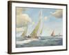 Sailing in the Solent-Frank Sherwin-Framed Giclee Print